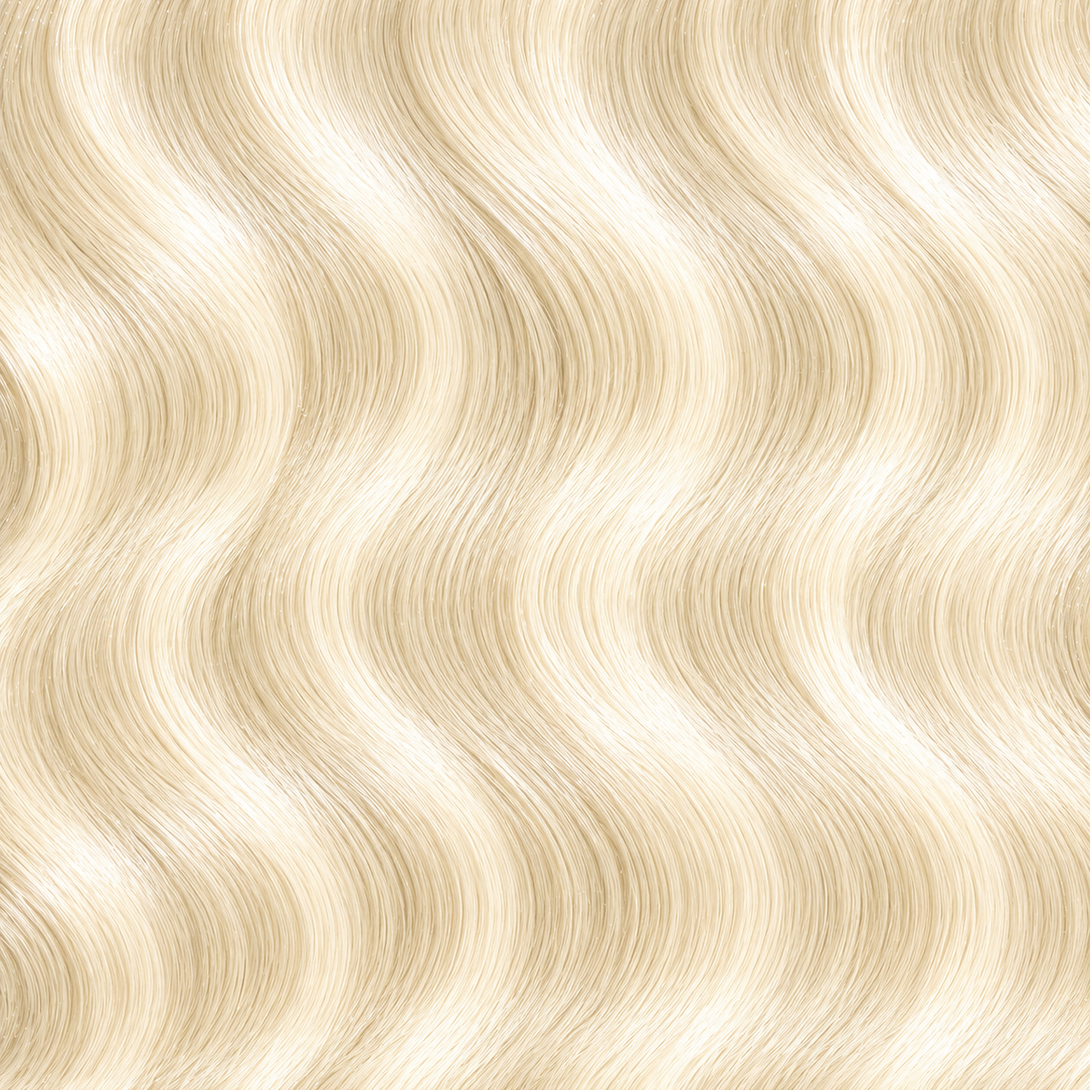 Natural Wave human boho hair in #613 Platinum Blonde