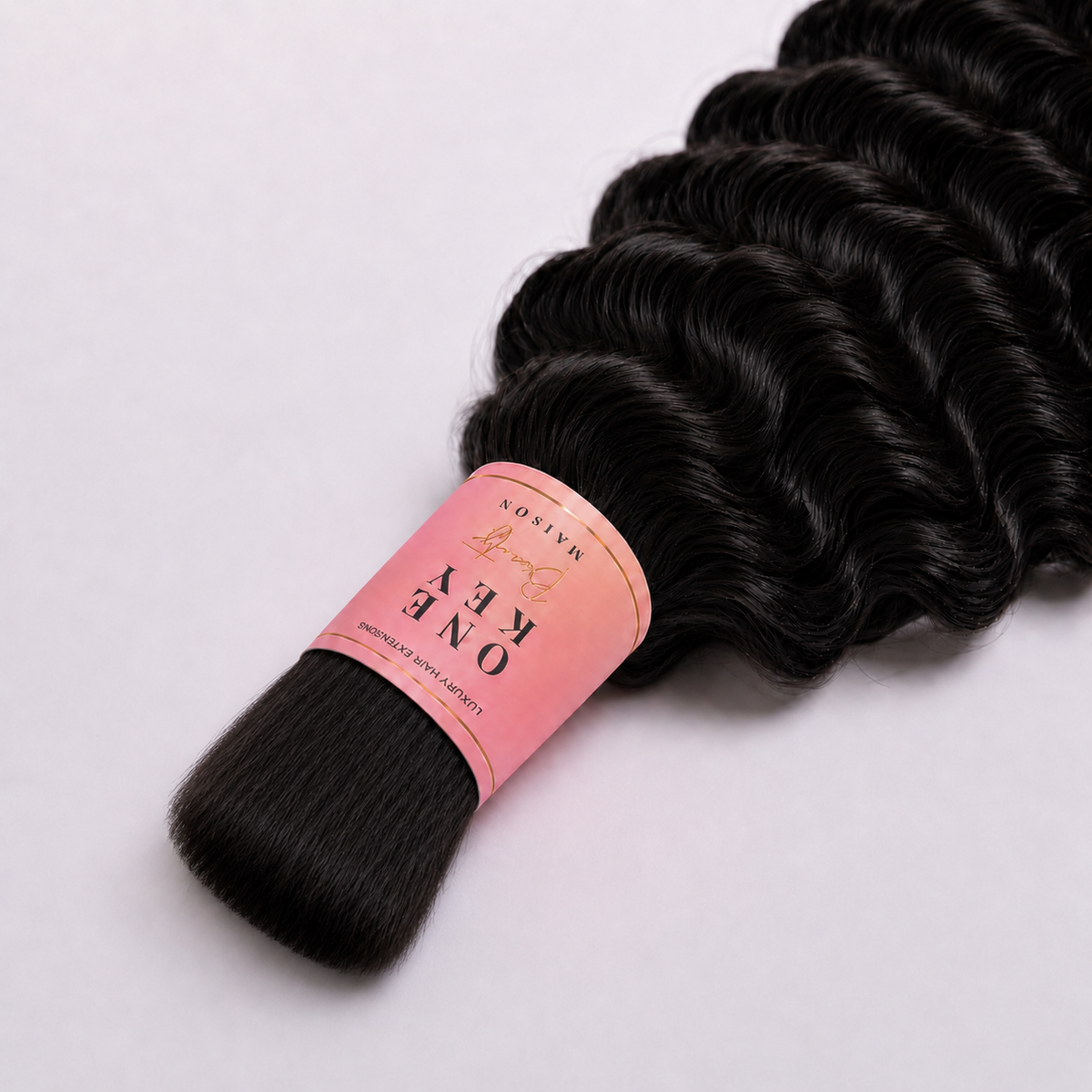 Burmese Curly human hair for boho braids by One Key Beauty Maison, view 2