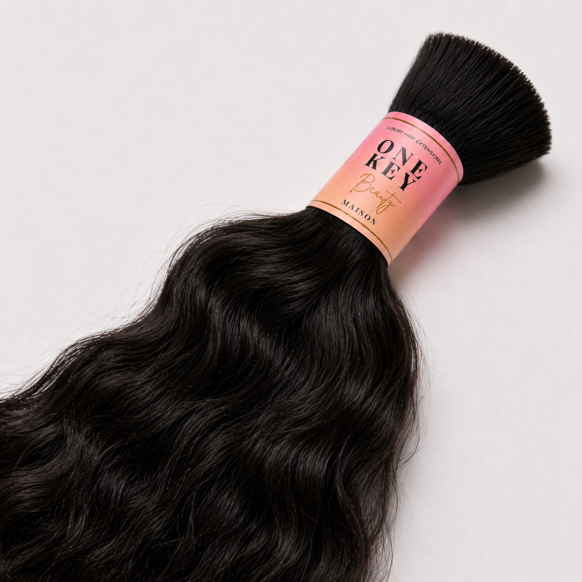 Natural Wave human hair for boho braids by One Key Beauty Maison
