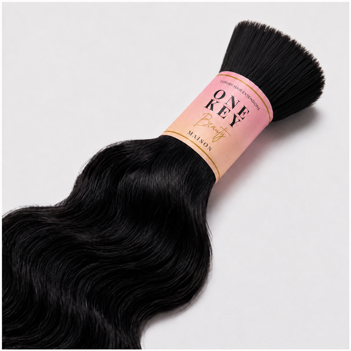 Ocean Wave human hair for boho braids by One Key Beauty Maison