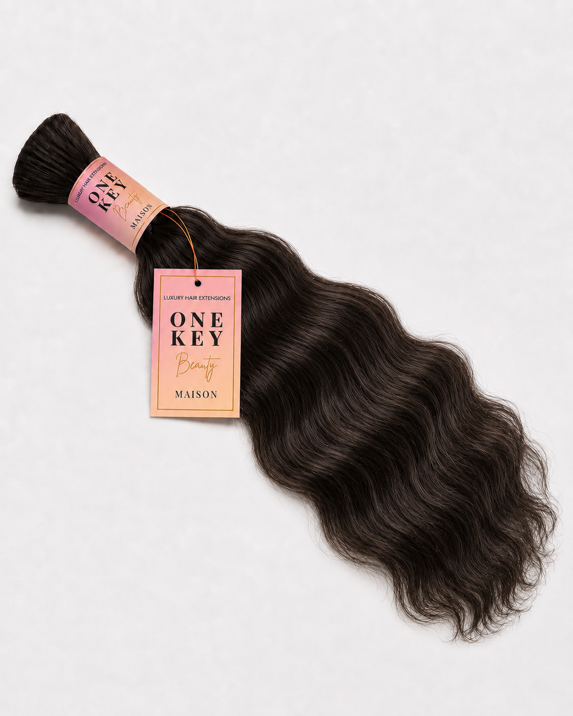 Ocean Wave human hair for boho braids by One Key Beauty Maison, view 3