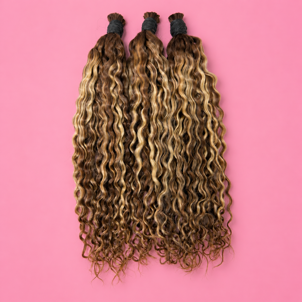 Raw balayage human hair for boho braids, view 2