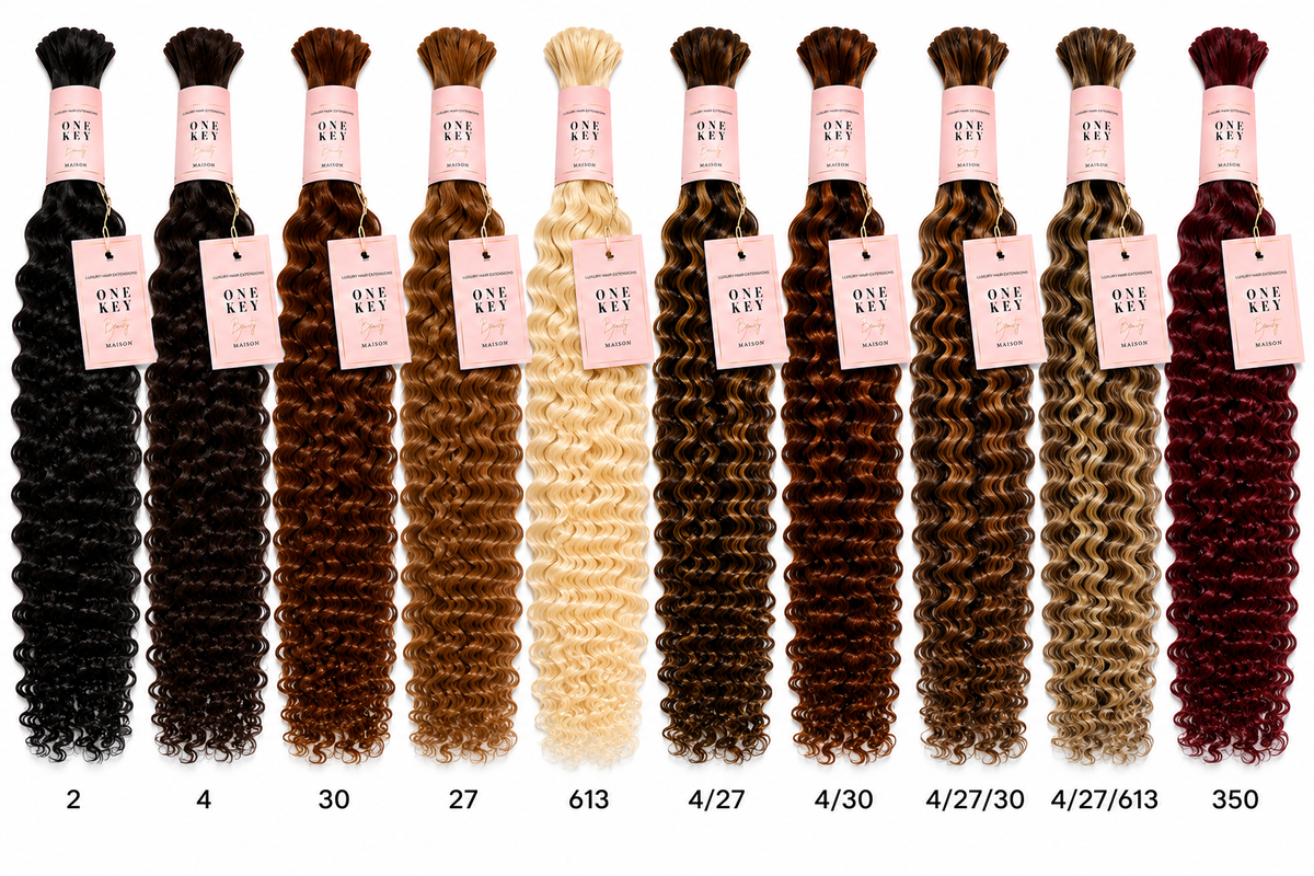 Burmese Curly human hair for boho braids by One Key Beauty Maison, view 4