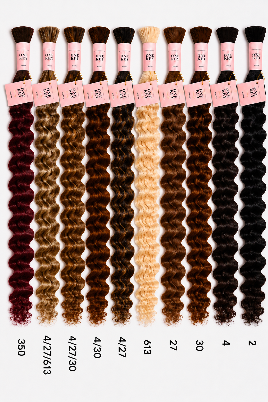Natural Wave human hair for boho braids by One Key Beauty Maison, view 4