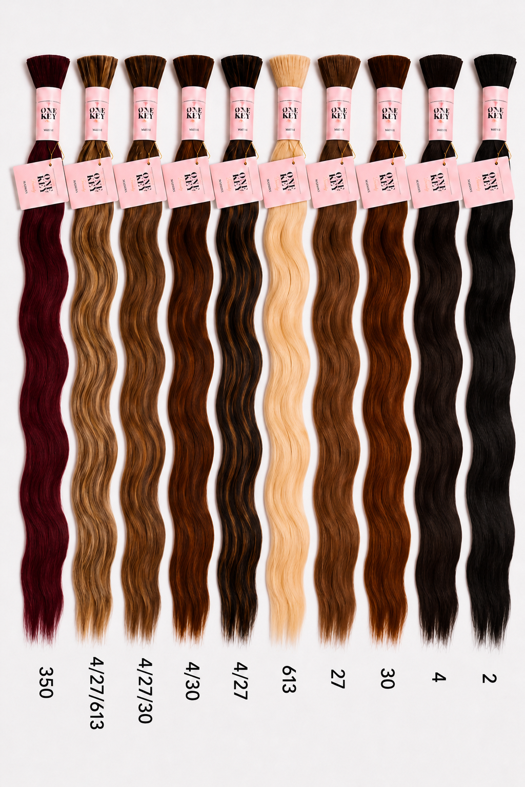 Ocean Wave human hair for boho braids by One Key Beauty Maison, view 4
